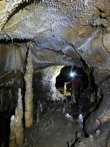 Gouffre du Creux Serré, Doubs.